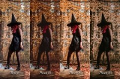 A spooky Halloween-themed photograph enhanced with Ghostly Lightroom Presets. Vibrant orange and black tones, eerie atmosphere, &amp; professional-grade effects create a captivating and moody image perfect for autumn photography and seasonal inspiration