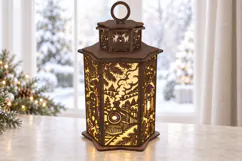 Christmas Stories Lantern SVG - 12 Festive Panels Product Image 3