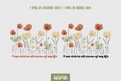 Floral &quot;I AM&quot; Affirmation Quotes T-Shirt Design 06 Product Image 2
