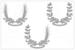 Heraldic plants tied with ribbon Product Image 6