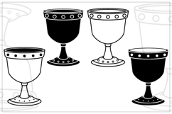 Sacred chalice with ribbon and host Product Image 6