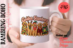 Golden Slumbers 5 Christmas Retriever Dogs Product Image 2