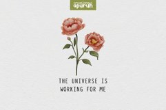 Manifest Quotes with Birth Month Flower Tee 06 Product Image 1