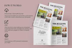 Modern Newsletter Template for Canva Product Image 4