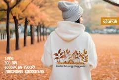 Autumn Floral Motivational Quotes Sublimation 06 Product Image 2