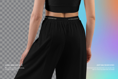 6 Wide Leg Pants Mockups and Top for Yoga and Pilates. vol03 Product Image 6