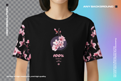 Mockup Woman T-Shirt Set Asian Model Studio Edition Product Image 6