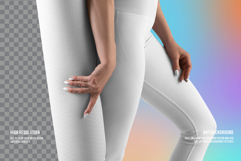 6 Mockups Leggings, Top and Mat for Yoga and Pilates. vol.01 Product Image 6