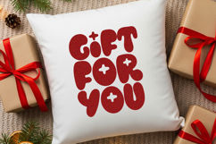 Christmas Bubbly - All Caps Bold Cute Font Product Image 6