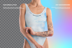 8 Mockups Woman Athletic One Piece Swimsuit vol.03 Product Image 6