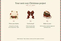 Santa Mail Christmas Fussy Cut Stickers Product Image 5