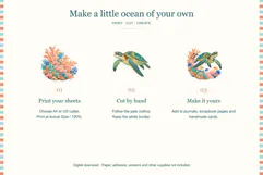 Coral Reef Fussy Cut Printable Stickers Product Image 5