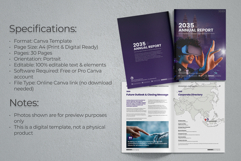 Professional Annual Report Template Product Image 6