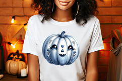 Cute Halloween pumpkin clipart |Coquette bows shirt designs Product Image 1