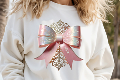 Christmas coquette bows designs BUNDLE | Iridescent bow png Product Image 17