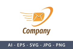 Company Mail Delivery Logo Design Illustration Product Image 2