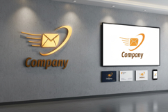 Company Mail Delivery Logo Design Illustration Product Image 3
