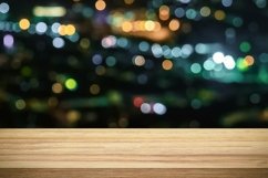 Empty wooden table | product presentation Product Image 1