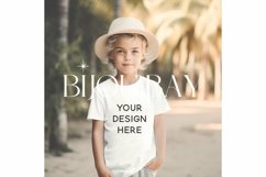 Boys T-Shirt Mockup Bundle - 6 Summer JPG Mock Up Images Product Image 3