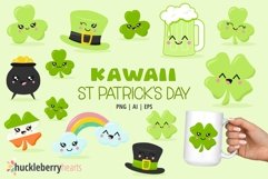 Kawaii St Patrick&#039;s Day Clipart Product Image 1