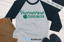 Shenanigan Coordinator SVG | St Patricks SVG | Shamrock SVG Product Image 1