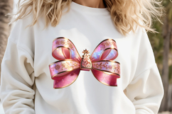 Christmas coquette bows designs BUNDLE | Iridescent bow png Product Image 6