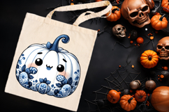 Cute Halloween pumpkin clipart |Coquette bows shirt designs Product Image 3