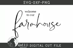 Welcome SVG, Welcome to Our Farmhouse SVG Product Image 4