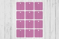 Square rounded corner 2 inch tags template dxf svg png ai fi Product Image 1