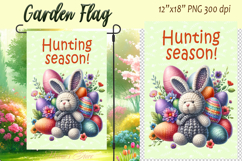 Easter Garden Flag Sublimation |Religious sublimation design Product Image 1