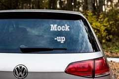 Rear window Car Mockup Places For Your Design Car decal Product Image 1
