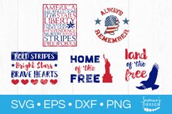 4th of July SVG Bundle Independence Day Patriotic Cut Files Product Image 3