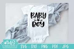 Cute Baby SVG - Baby Boy - Newborn SVG Product Image 3