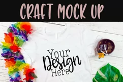Beach summer shirt Craft mock up | High Resolution JPEG Product Image 2
