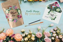 Bouquet pink "Tenderness" Watercolor png Product Image 5