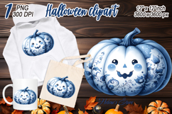 Cute Halloween pumpkin clipart |Coquette bows shirt designs Product Image 1