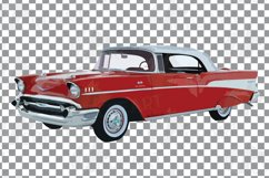 Vintage cars decor clip art. Watercolor classic cars nursery Product Image 12