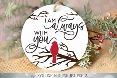 I Am Always With You SVG | Farmhouse Sign | Ornament SVG | R Product Image 1