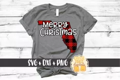 Florida - Buffalo Plaid State - SVG PNG DXF Cut Files Product Image 1