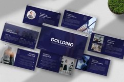 Gollding Business Powerpoint Template Product Image 1