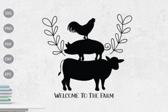Welcome To The Farm SVG Design Product Image 1