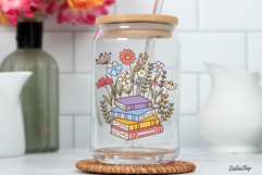 Book With Flower Png, Floral Book Png, Reading Png, Bookish Product Image 9