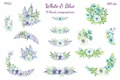 White and Blue - Free Design of The Week Product Image 4