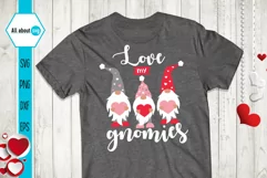 Love My Gnomies, Valentine's Gnomies Svg Product Image 3