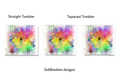 Sunflowers sublimation design,20 oz skinny tumbler Product Image 3