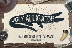 Ugly Alligator - Grunge Typeface - Free Font of The Week Product Image 1
