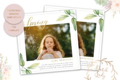 PSD Spring Photo Session Card Template - Design #35 Product Image 1