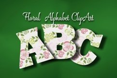 Floral Alphabet ClipArt Product Image 1