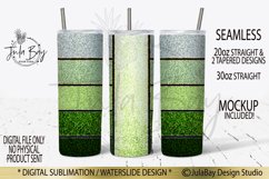 Skinny Tumbler Sublimation Designs Bundle Glitter Stripes Product Image 4