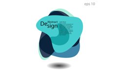 Unique abstract graphic elements. Design template Product Image 1